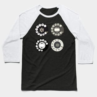 Retro Rotary Dial Baseball T-Shirt